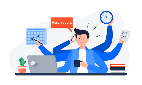 Manager reservations trouble tasks