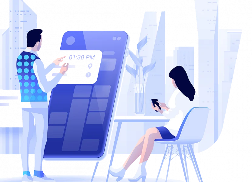 Book facility on mobile app
